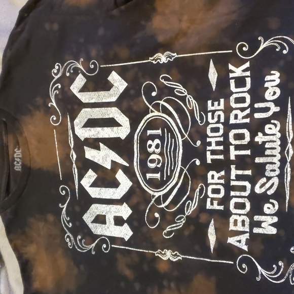 ACDC Tshirt bleached size L - Picture 4 of 7